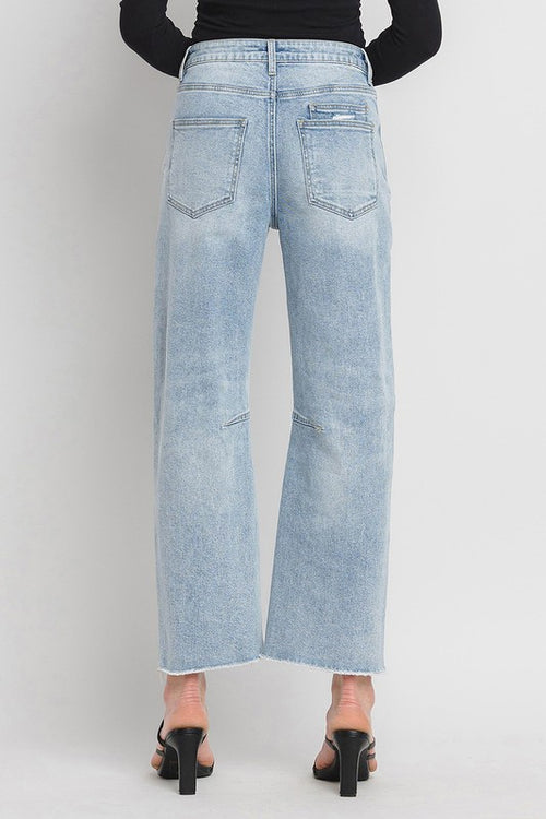 A1 Super High Rise Barrel Jeans