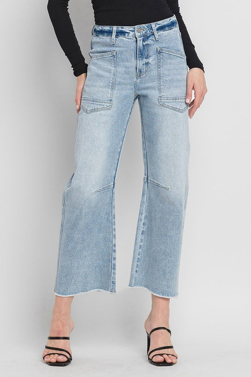 A1 Super High Rise Barrel Jeans