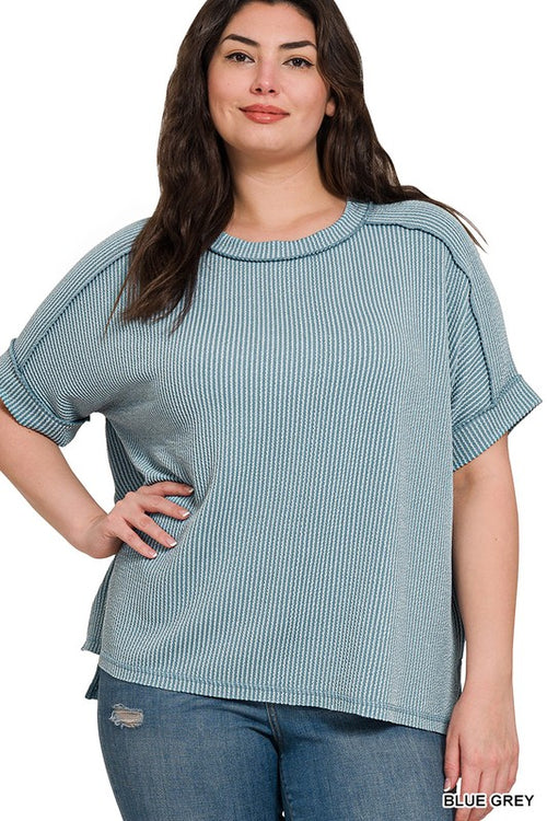 A1 Keep It Real Top in 2 colors - Curvy Sizes