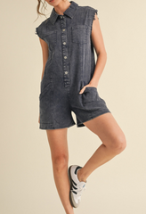 A1 All About Denim Romper