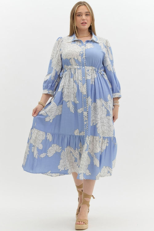 A1 Garden Party Ready Dress in Curvy Sizes